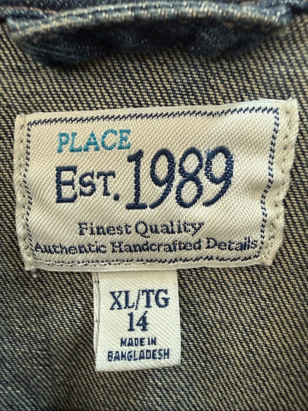 The Children's Place Medium Blue Denim Jacket (Boys)
